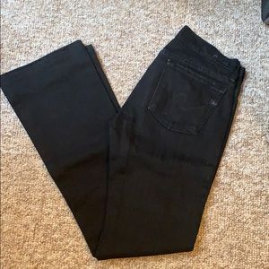 Citizens of humanity black high rise jeans denim